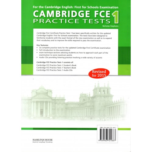 Cambridge FCE 1 ( First Certificate in English ) Practice Tests